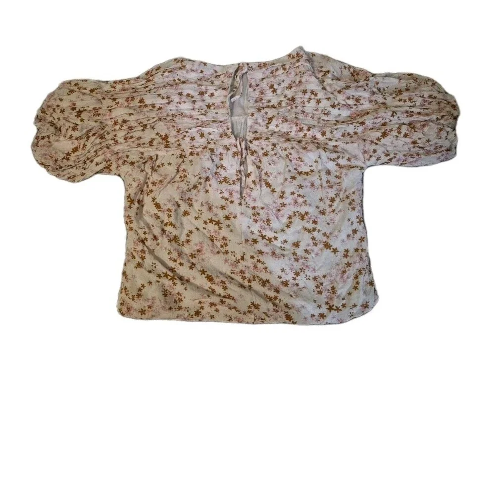 Free People Intimately M Top Ditzy Floral Boho Feminine Cottage Core Romantic